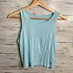 Tavi Noir Crop Tank  Top Blue size large